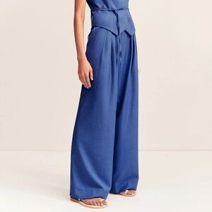 Shona Joy Asher Wide Leg Pant - Ocean Blue